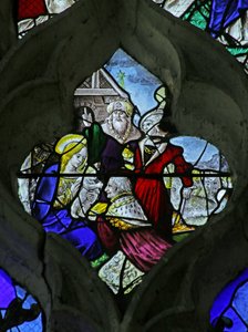 De aanbidding der wijzen, 1557 door French School